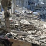 Gaza - Casa distrutta di Maysaa