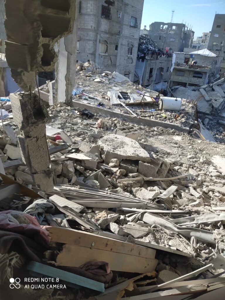 Gaza - Casa distrutta di Maysaa