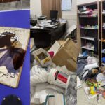 Keffiyeh Youth Center dopo gli attacchi dell'esercito israeliano