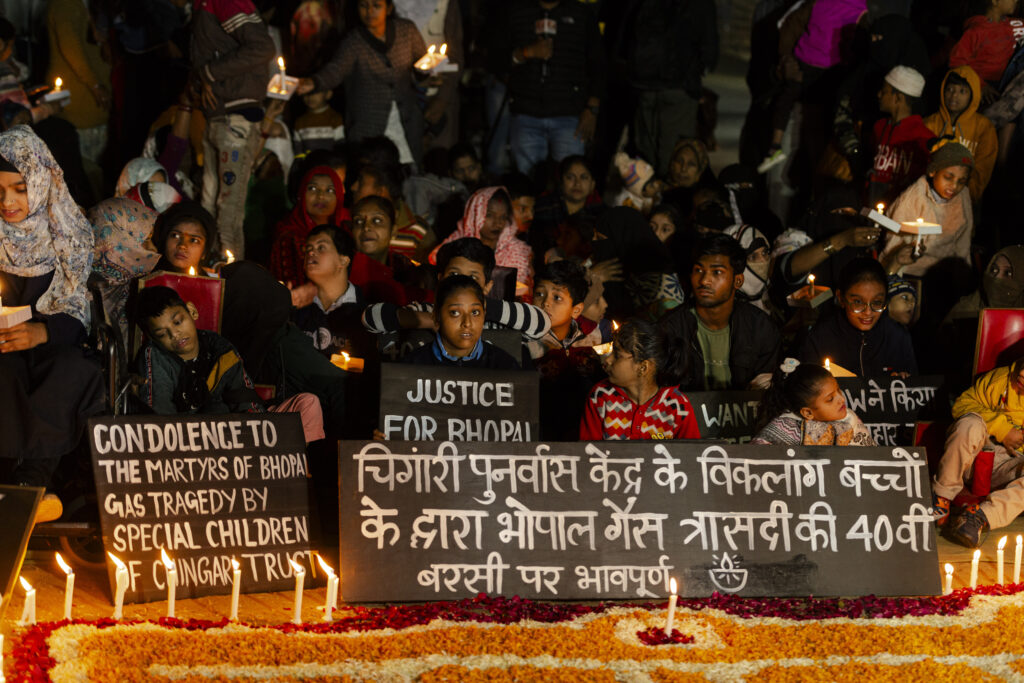 Bhopal, Chingari Trust Demonstration on 40th anniversary. Ph. Credit: Claudio Avella
