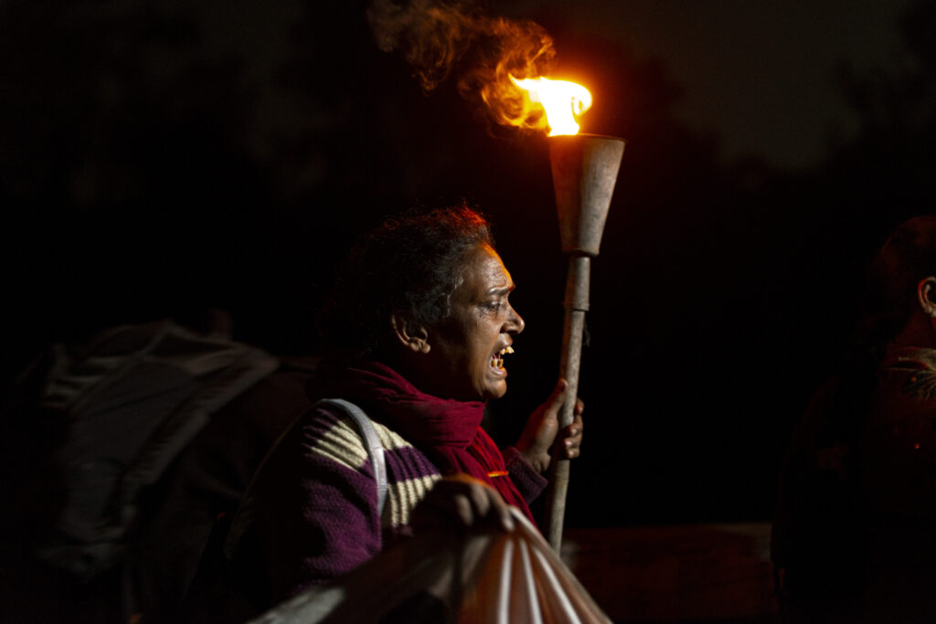 Bhopal Gas Tragedy 40th anniversary, torch rally. Ph. Credit: Claudio Avella