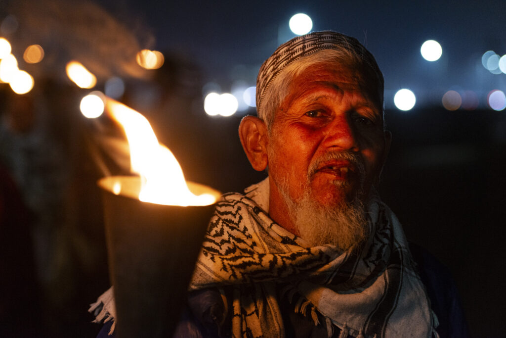 Bhopal Gas Tragedy 40th anniversary, torch rally. Ph. Credit: Claudio Avella