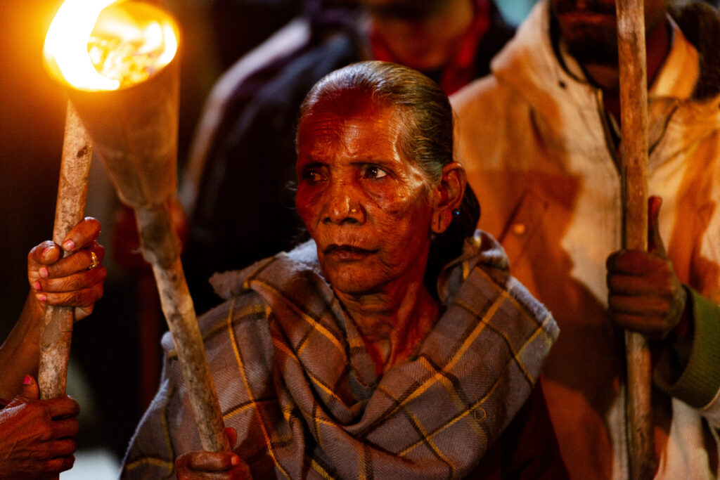 Bhopal Gas Tragedy 40th anniversary, torch rally. Ph. Credit: Claudio Avella